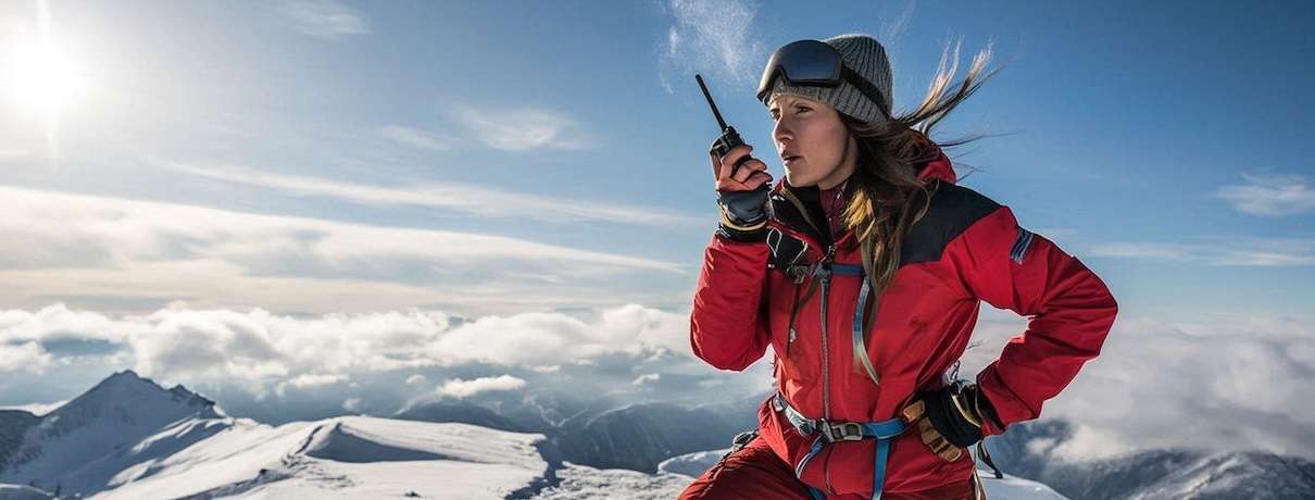 Posición del walkie talkie en las salidas al campo. Altura de la antena, superar obstáculos naturales y la propia geometría de nuestro cuerpo
