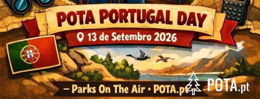 Fin de semana POTA Portugal 2026 en Praia de Mira, activa tu estación portátil. POTA Portugal 2026 Weekend. 12 y 13 de septiembre.